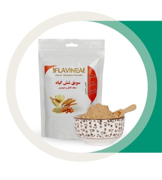 سویق ۶ گیاه برند فلاوینا در زیپ کیپ ۲۰۰ گرم