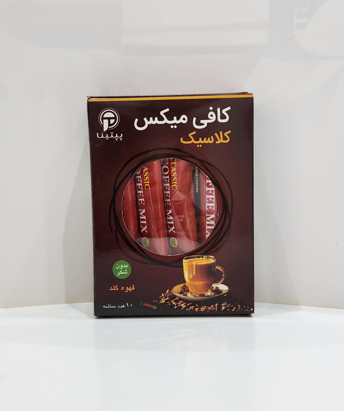 کافی میکس بدون شکر برند پپتینا بسته ۱۰ ساشه ای