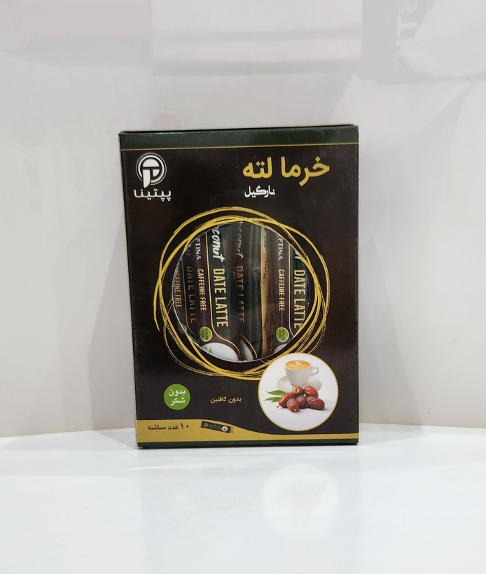 خرما لته بدون شکر برند پپتینا بسته ۱۰ ساشه ای