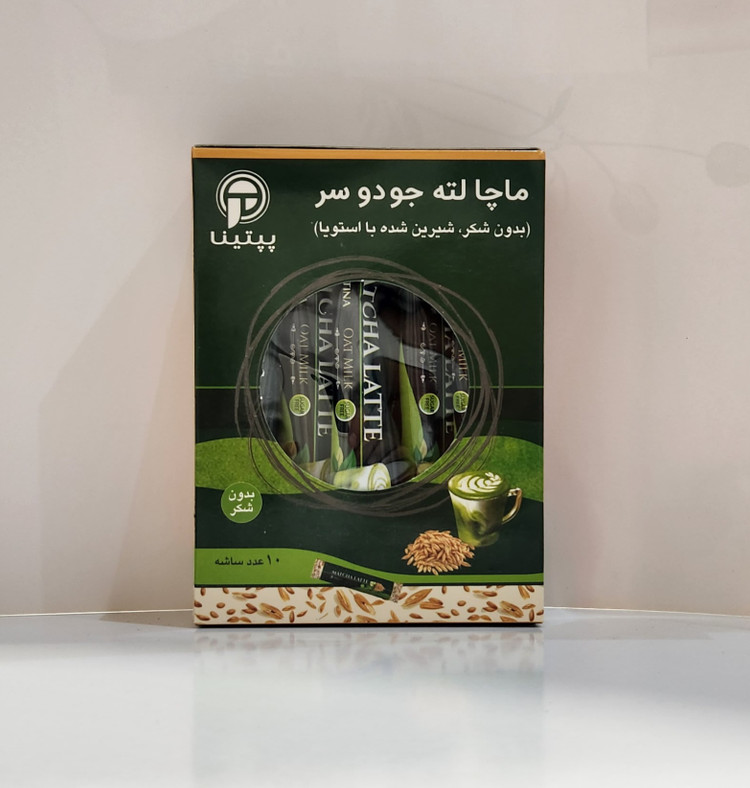 ماچا لته برند پپتینا بسته ۱۰ ساشه ای